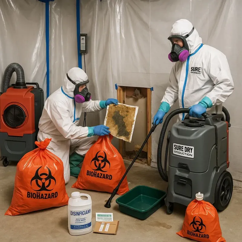 Contaminated Water Handling Protocols process in Ossun, LA